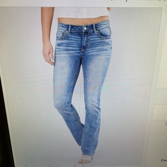 BKE Payton Universal fit Mid rise bootcut. Size 29x31.5 (29R) Mid/acid wash - Picture 11 of 11